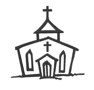 Download Church Outline Embroidery Designs, Machine Embroidery ...