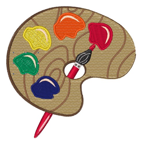 Artist palette embroidery designs machine embroidery designs at