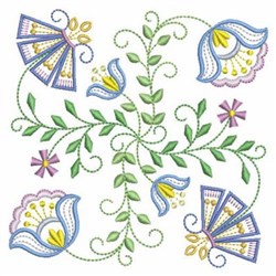 Vintage Jacobean Quilt Embroidery Designs, Machine Embroidery Designs at EmbroideryDesigns.com