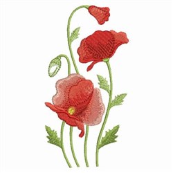 Download Realistic Poppy Embroidery Designs, Machine Embroidery ...