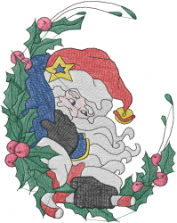 Santa Crescent Embroidery Designs, Free Machine Embroidery Designs at ...