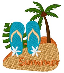 Summer beach scene embroidery designs machine embroidery designs at