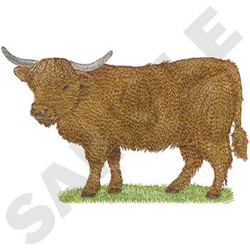 Download Scottish Highland Cow Embroidery Designs, Machine ...