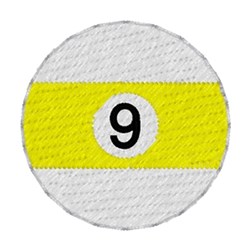 Pool 9 Ball Embroidery Designs Machine Embroidery Designs at Embroidery pool ball designs embroiderydesigns