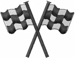 Crossed racing flags embroidery designs machine embroidery designs at Crossed racing flags embroidery designs machine embroidery designs at