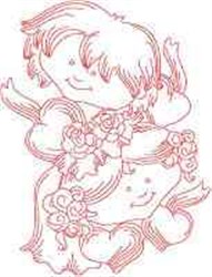 Redwork wedding couple embroidery designs machine embroidery designs Redwork wedding couple embroidery designs machine embroidery designs