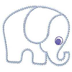 Elephant outline Embroidery Designs, Machine Embroidery ...