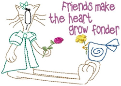 Best 29+ Friendship Friends Embroidery Designs Ideas for You