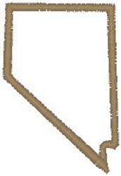 Nevada Outline Embroidery Designs, Machine Embroidery Designs at