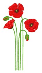 Poppy Embroidery Designs, Machine Embroidery Designs at