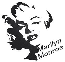 Marilyn Monroe Embroidery Designs