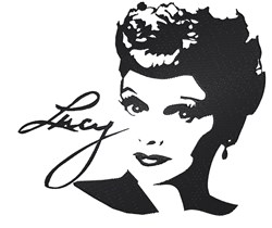 Download Lucille Ball Signature Embroidery Designs, Machine Embroidery Designs at EmbroideryDesigns.com