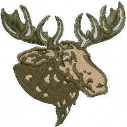 Moose Embroidery