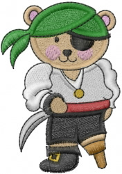 pirate teddy bear