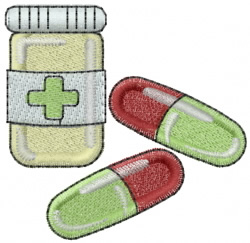 Pharmacy Embroidery Designs