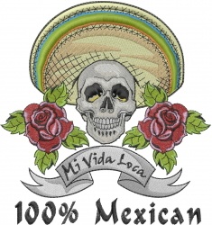 100% Mexican Embroidery Designs, Machine Embroidery Designs at