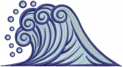 Wave embroidery designs machine embroidery designs at