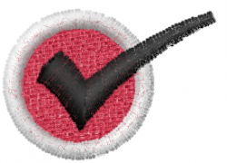 Check Mark Embroidery Designs, Machine Embroidery Designs at EmbroideryDesigns.com