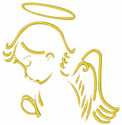 Angel Outline Embroidery Designs, Machine Embroidery Designs at