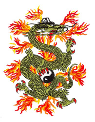 Dragon Relaxing Embroidery