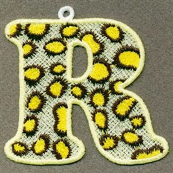 Fsl leopard alphabet r embroidery designs machine embroidery designs Fsl leopard alphabet r embroidery designs machine embroidery designs