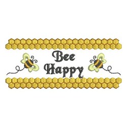 Bee Happy Embroidery