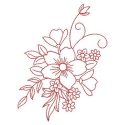 Redwork Flowers Embroidery Designs, Machine Embroidery Designs at ...