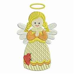Angel With Folded Hands Embroidery Designs, Machine Embroidery Designs