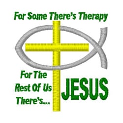 jesus and therapy t shirt