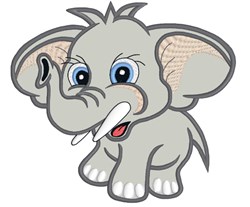 looking for free embroidery design for a baby elephant free download