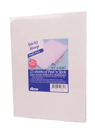 Sticky Hoop Pre-Cut Stabilizer - Peel N Stick | EmbroideryDesigns.com