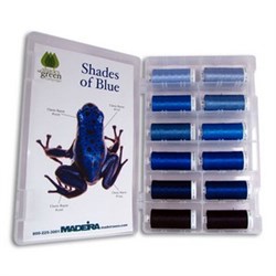 Madeira Classic Rayon Blue Shade Kit