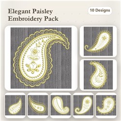 Applique Paisley Delight