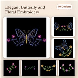Floral Butterflies 3