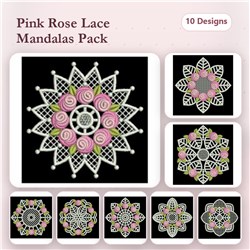 FSL Bullion Rose Doily
