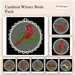 FSL Christmas Cardinal Ornaments