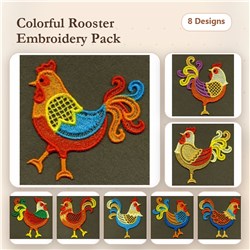 FSL Colorful Roosters