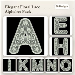 FSL Floral Alphabet