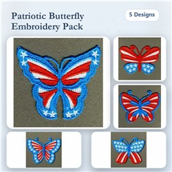 FSL Patriotic Butterfly