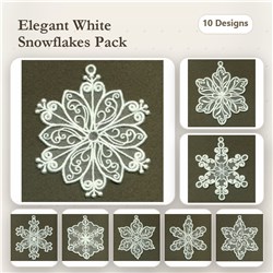Organza Decorative Snowflakes