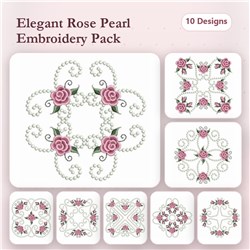 Pearl Roses Quilt 4