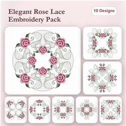 Pearl Roses Quilt 5