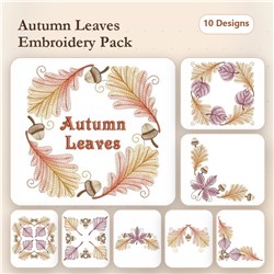 Rippled Autumn Leaves 2