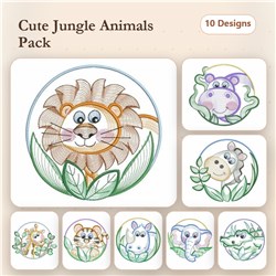 Rippled Safari Animals 2