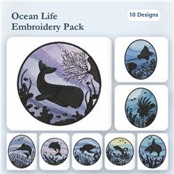 Sea Life Silhouettes