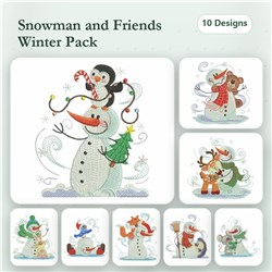 Snowmen And Friends