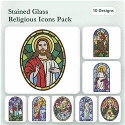 Stained Glass Jesus