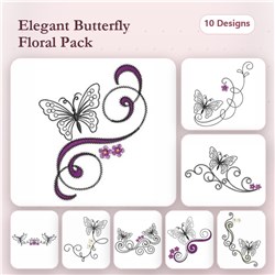 Swirly Butterflies 3