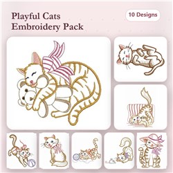 Vintage Playful Cat