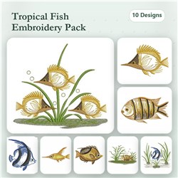 Vintage Tropical Fish